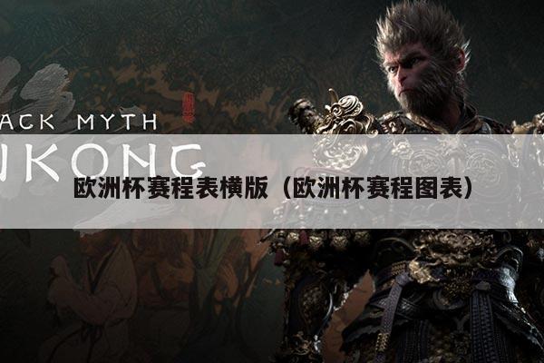 欧洲杯赛程表横版(欧洲杯赛程图表)