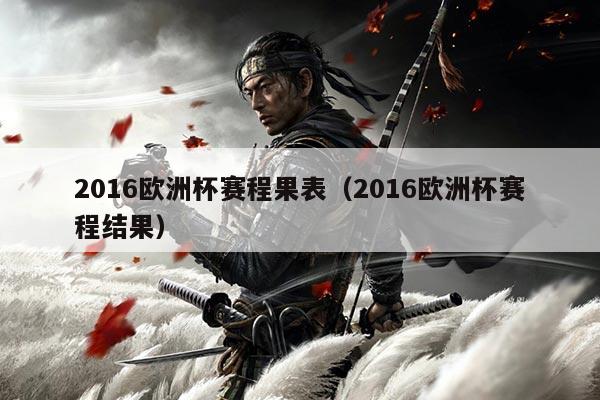 2016欧洲杯赛程果表(2016欧洲杯赛程结果)