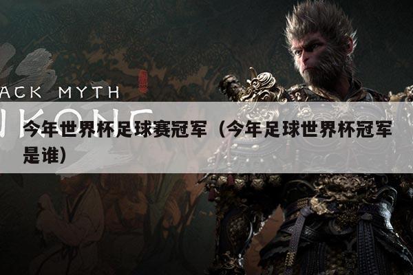 今年世界杯足球赛冠军（今年足球世界杯冠军是谁）