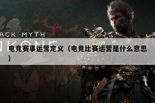 电竞赛事运营定义(电竞比赛运营是什么意思)