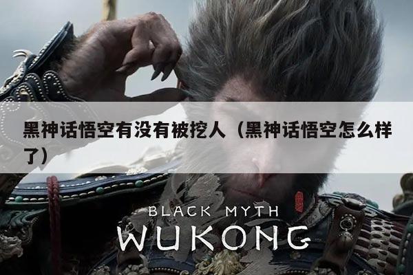 黑神话悟空有没有被挖人(黑神话悟空怎么样了)