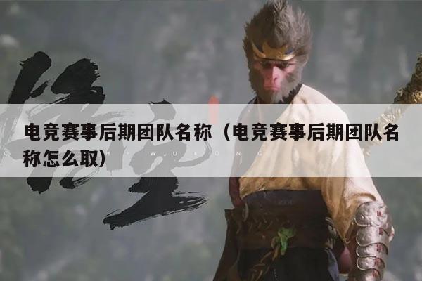 电竞赛事后期团队名称(电竞赛事后期团队名称怎么取)