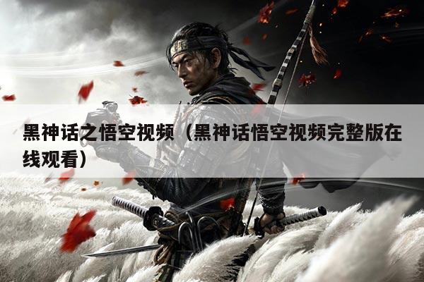 黑神话之悟空视频(黑神话悟空视频完整版在线观看)