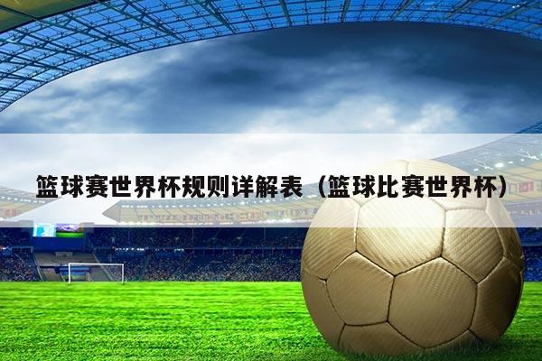 篮球赛世界杯规则详解表（篮球比赛世界杯）