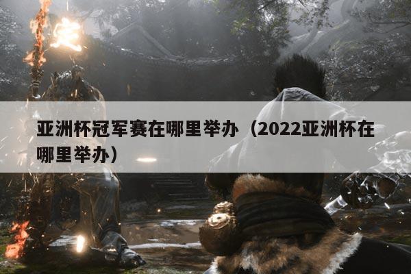 亚洲杯冠军赛在哪里举办(2022亚洲杯在哪里举办)