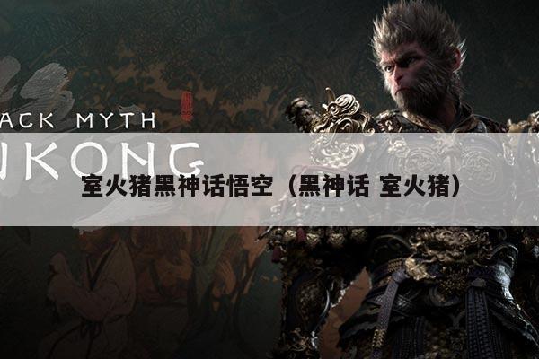 室火猪黑神话悟空(黑神话 室火猪)