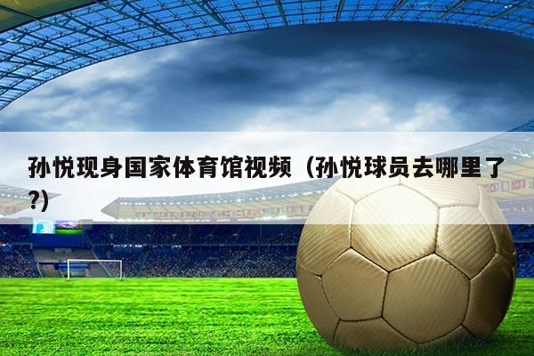 孙悦现身国家体育馆视频（孙悦球员去哪里了?）