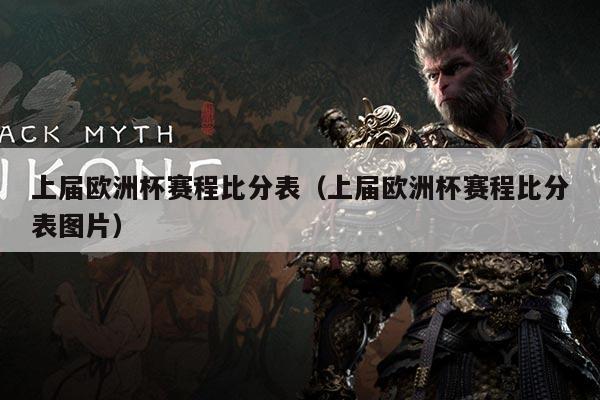 上届欧洲杯赛程比分表（上届欧洲杯赛程比分表图片）