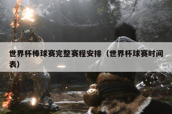 世界杯棒球赛完整赛程安排（世界杯球赛时间表）