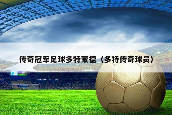 传奇冠军足球多特蒙德（多特传奇球员）